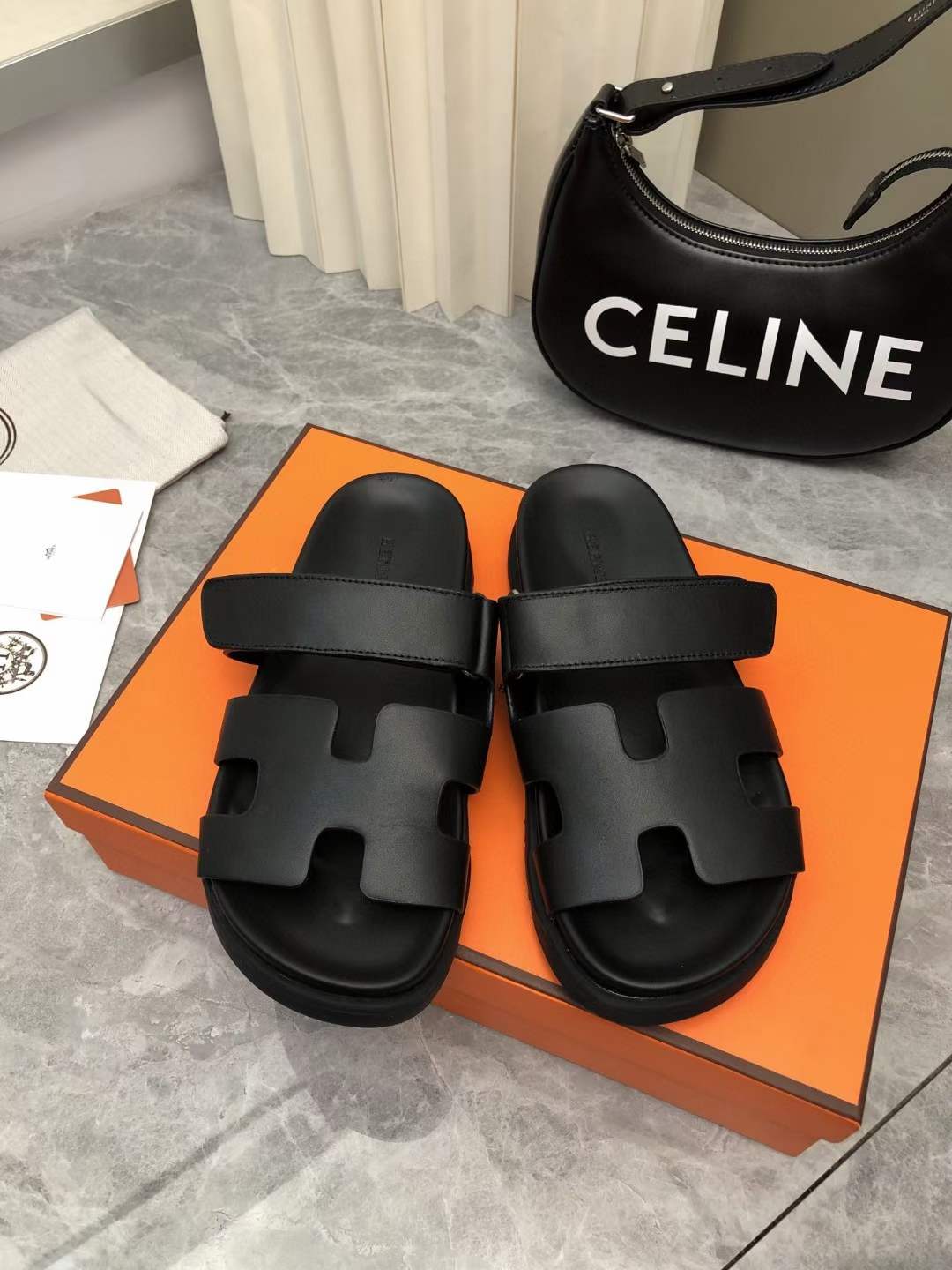 Men Women H*ermes Top Sandals