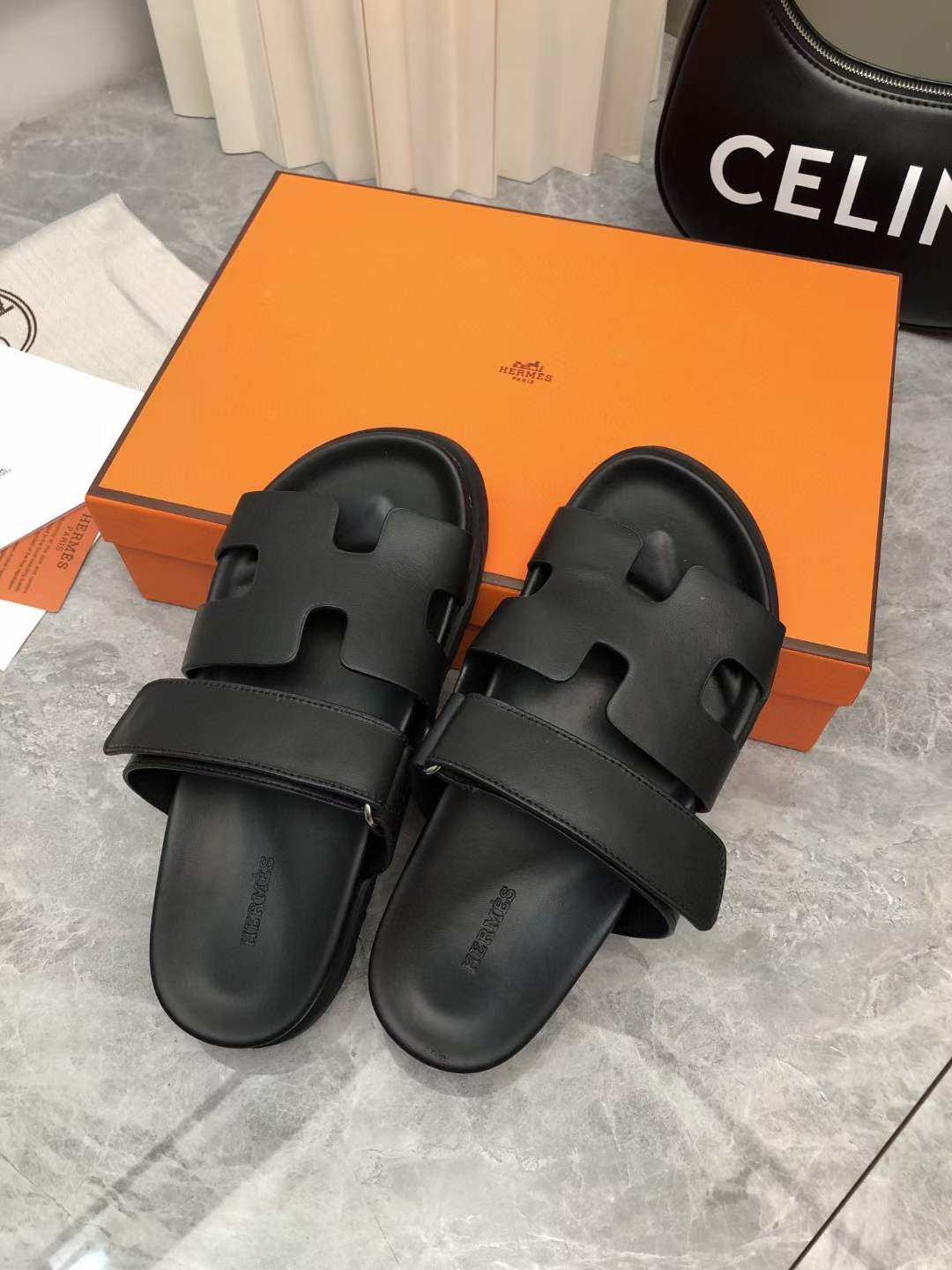 Men Women H*ermes Top Sandals