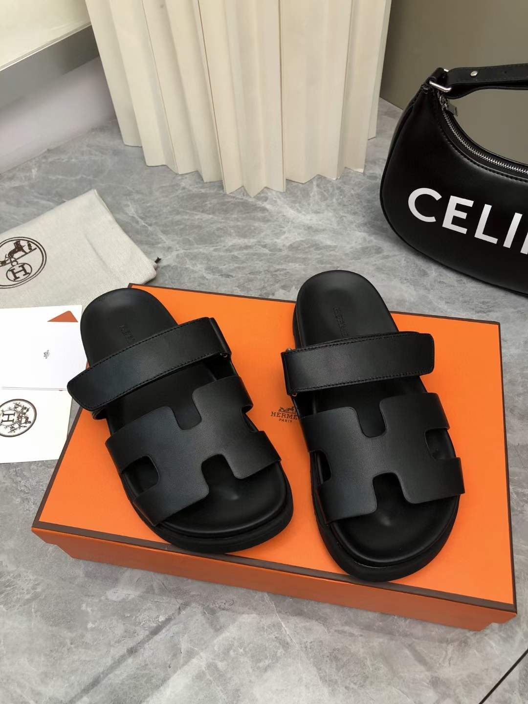 Men Women H*ermes Top Sandals