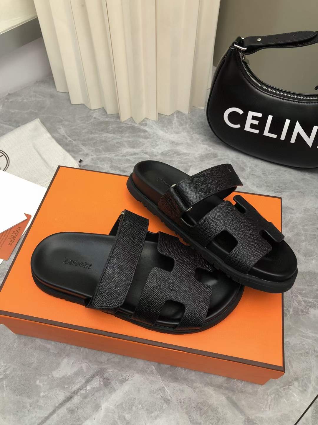 Men Women H*ermes Top Sandals