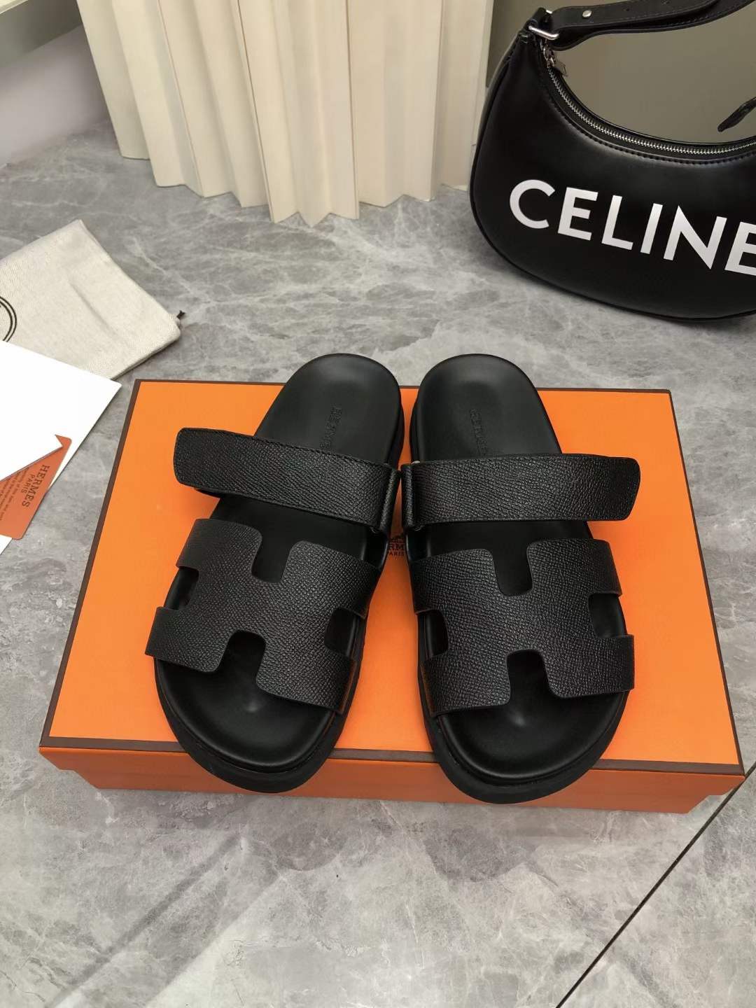 Men Women H*ermes Top Sandals