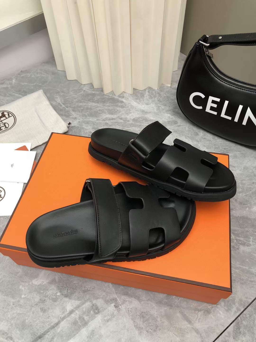 Men Women H*ermes Top Sandals
