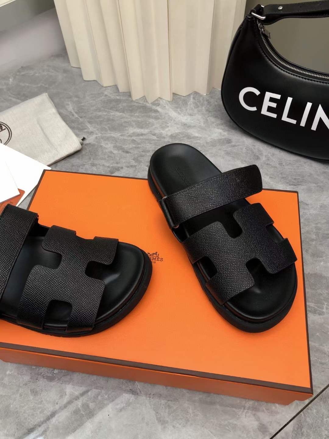 Men Women H*ermes Top Sandals