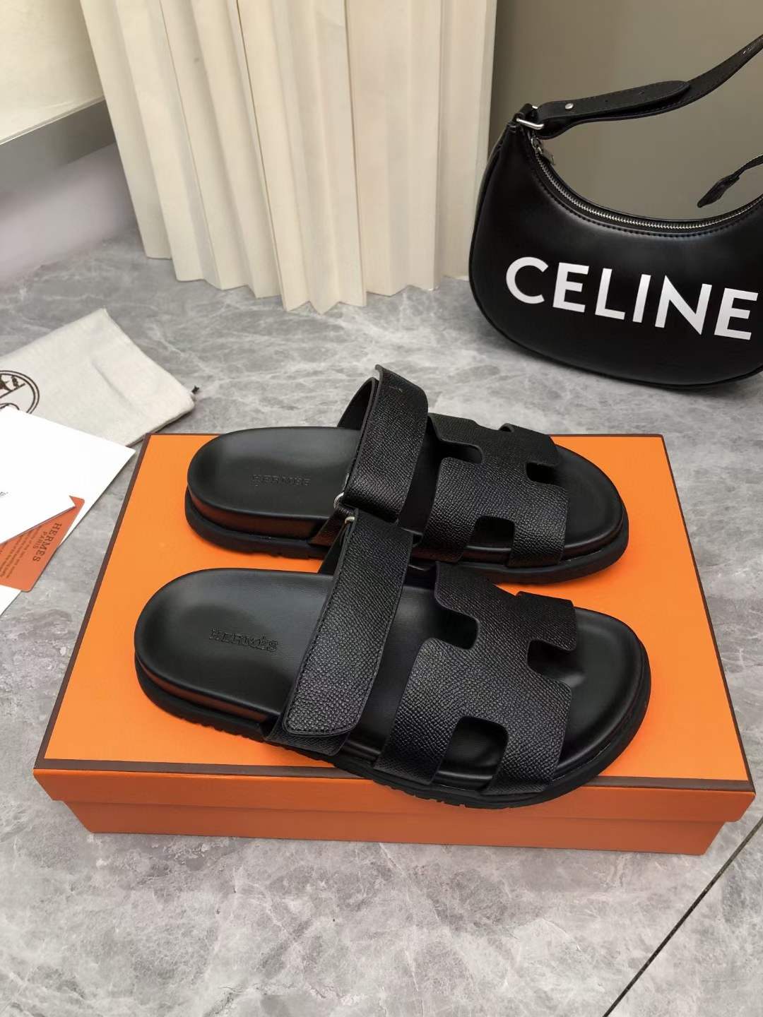 Men Women H*ermes Top Sandals
