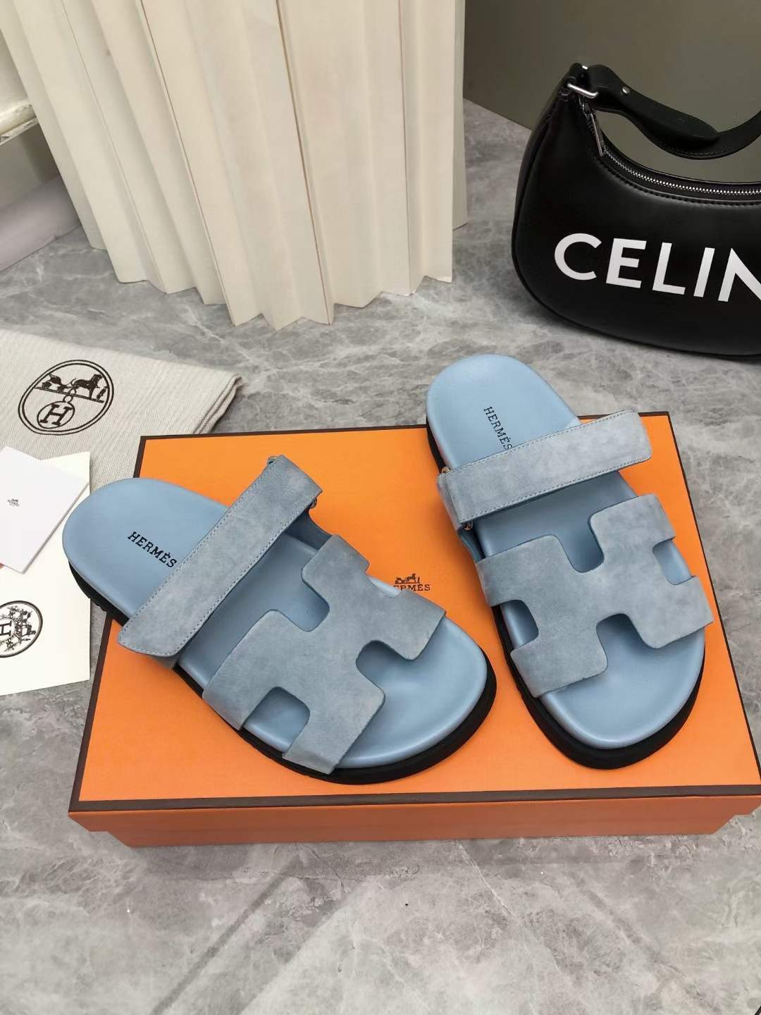 Men Women H*ermes Top Sandals