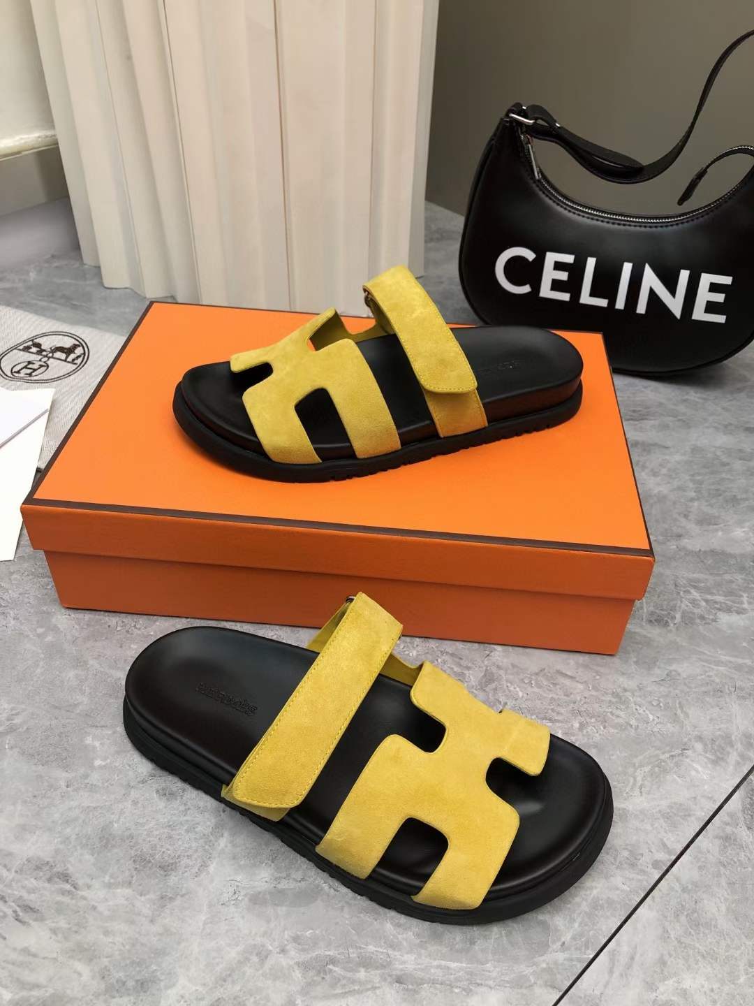 Men Women H*ermes Top Sandals