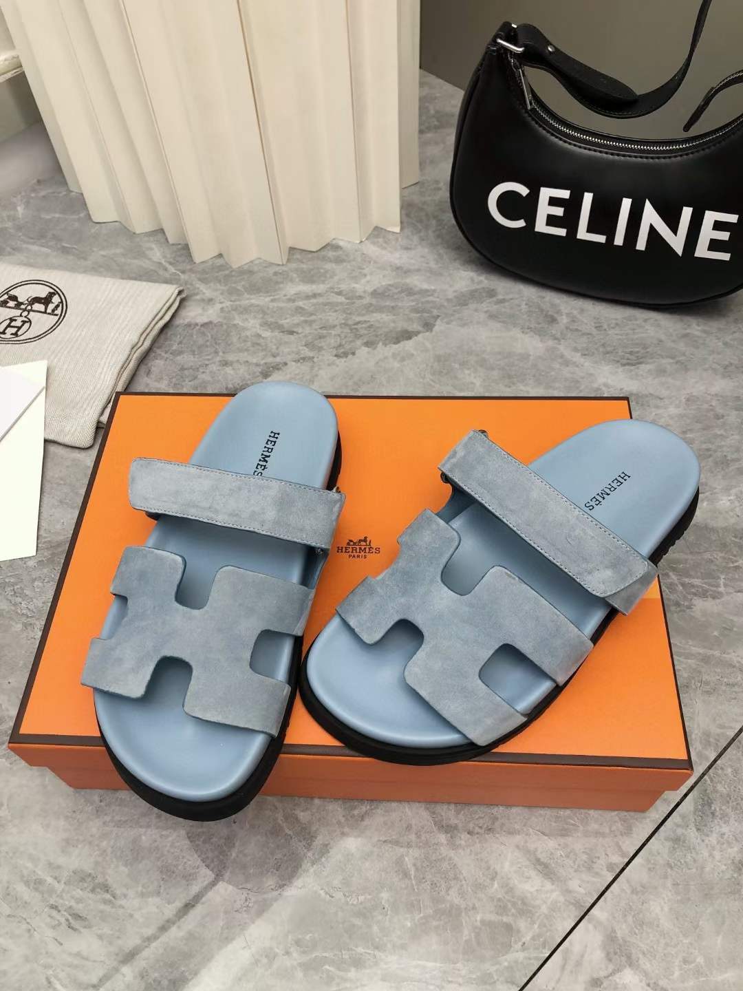 Men Women H*ermes Top Sandals