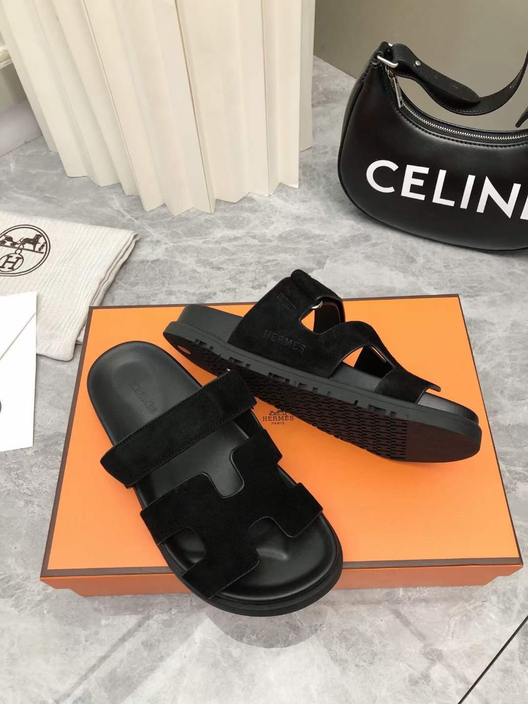 Men Women H*ermes Top Sandals