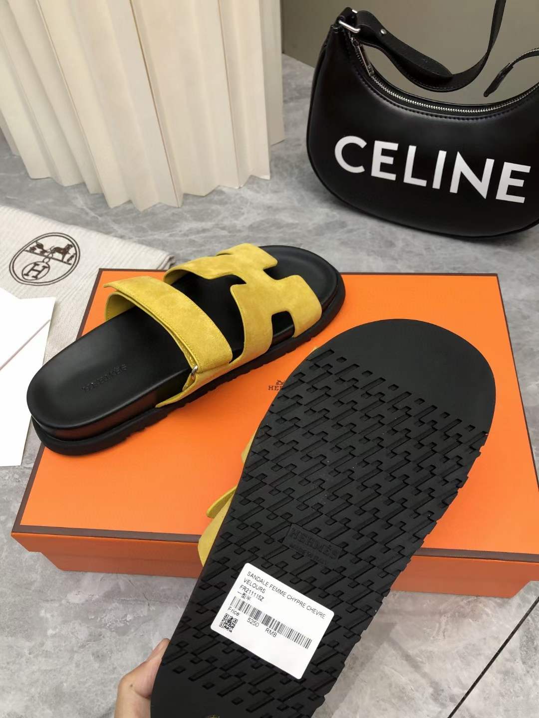 Men Women H*ermes Top Sandals