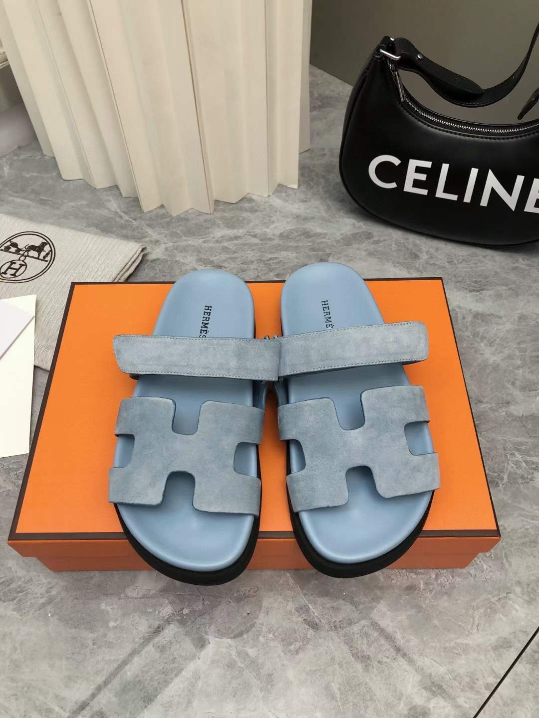 Men Women H*ermes Top Sandals