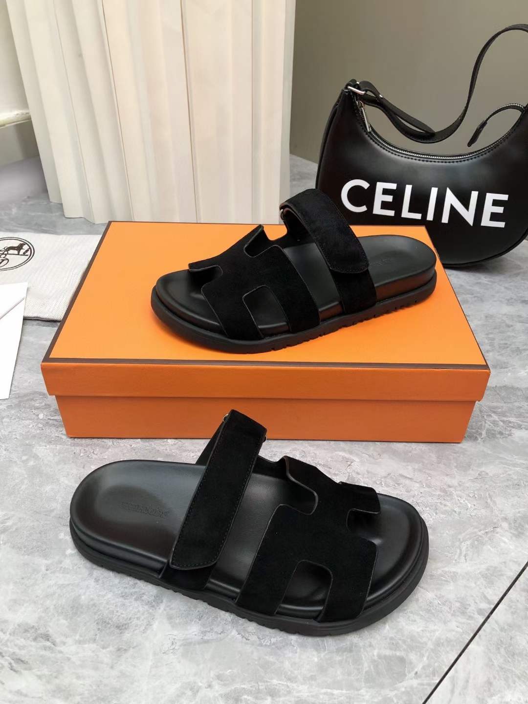 Men Women H*ermes Top Sandals