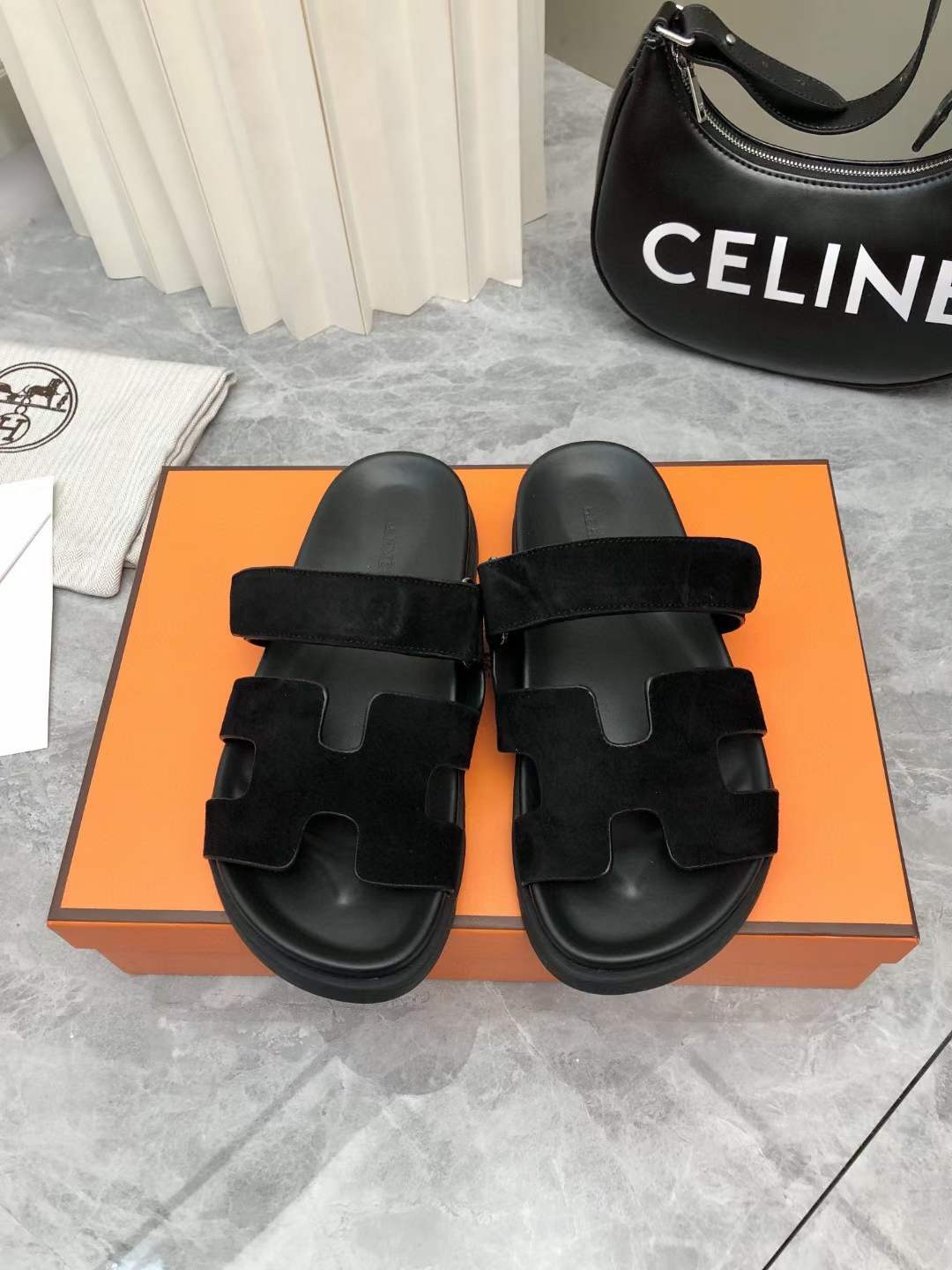 Men Women H*ermes Top Sandals