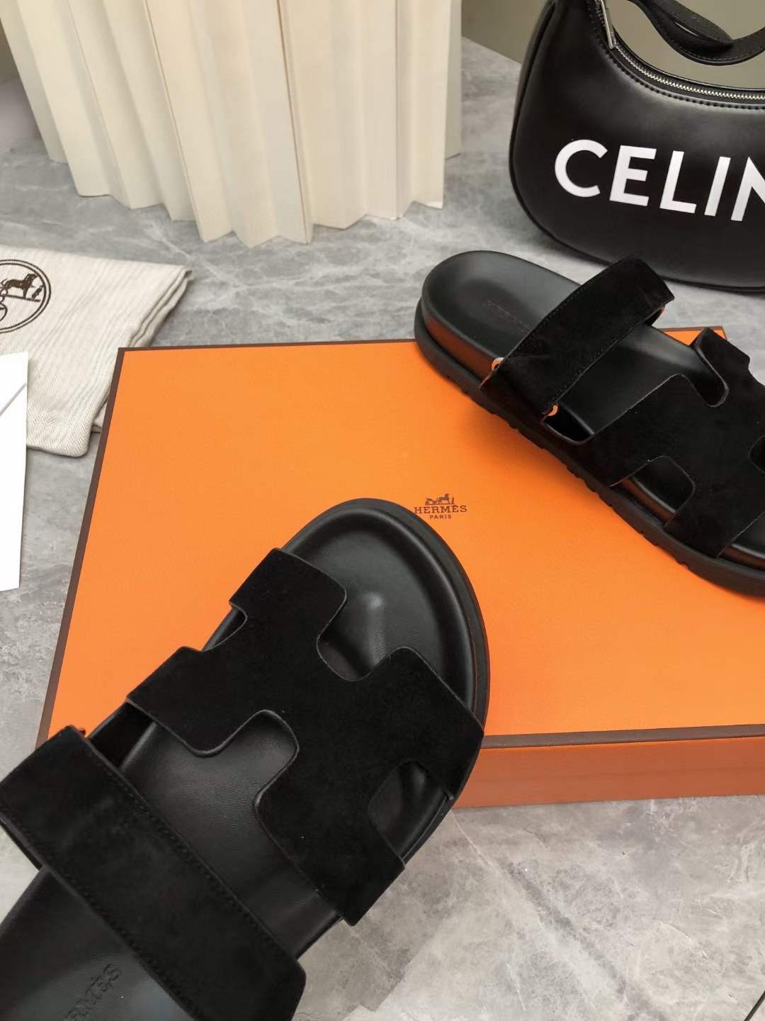 Men Women H*ermes Top Sandals
