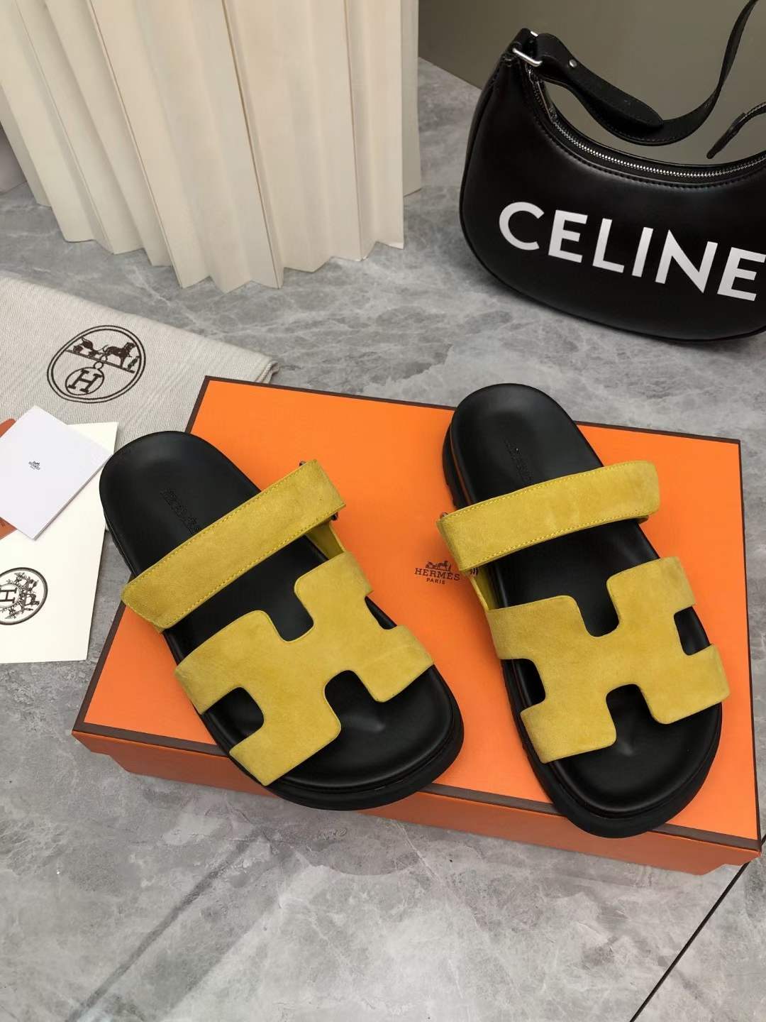 Men Women H*ermes Top Sandals