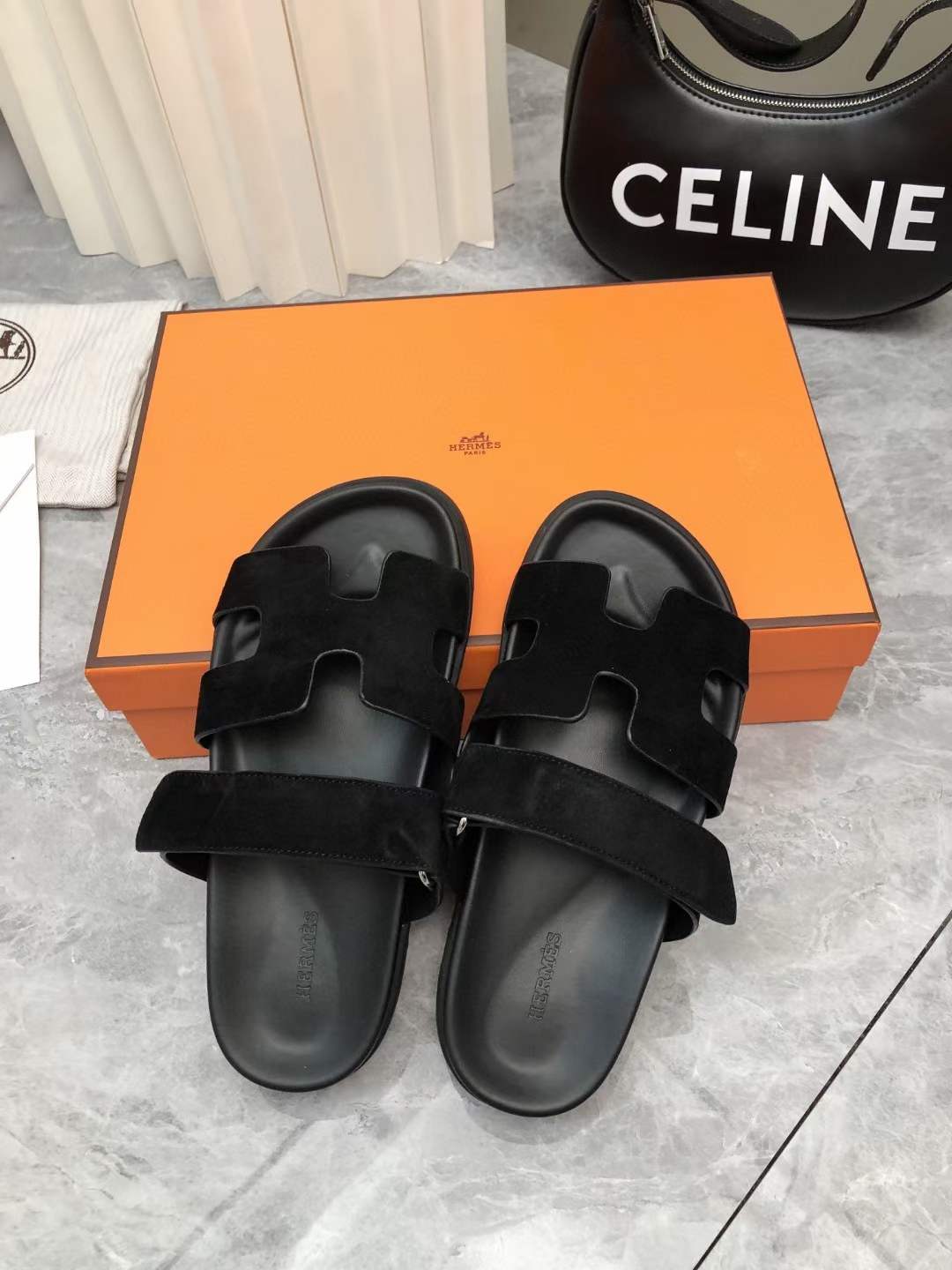 Men Women H*ermes Top Sandals