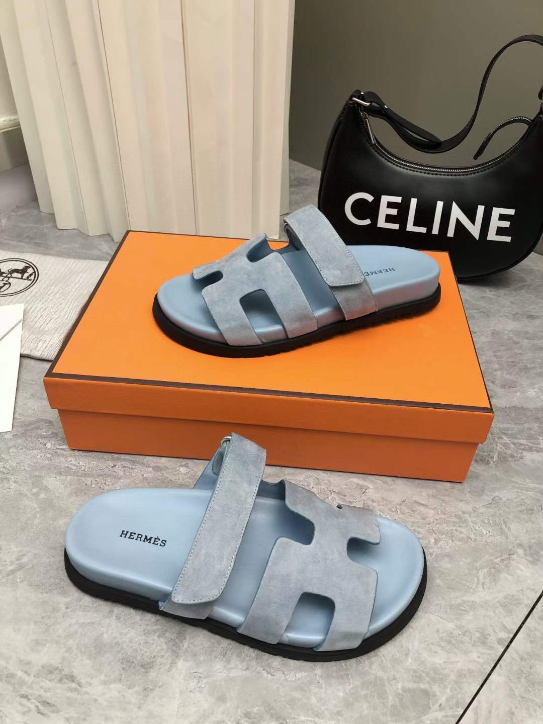 Men Women H*ermes Top Sandals