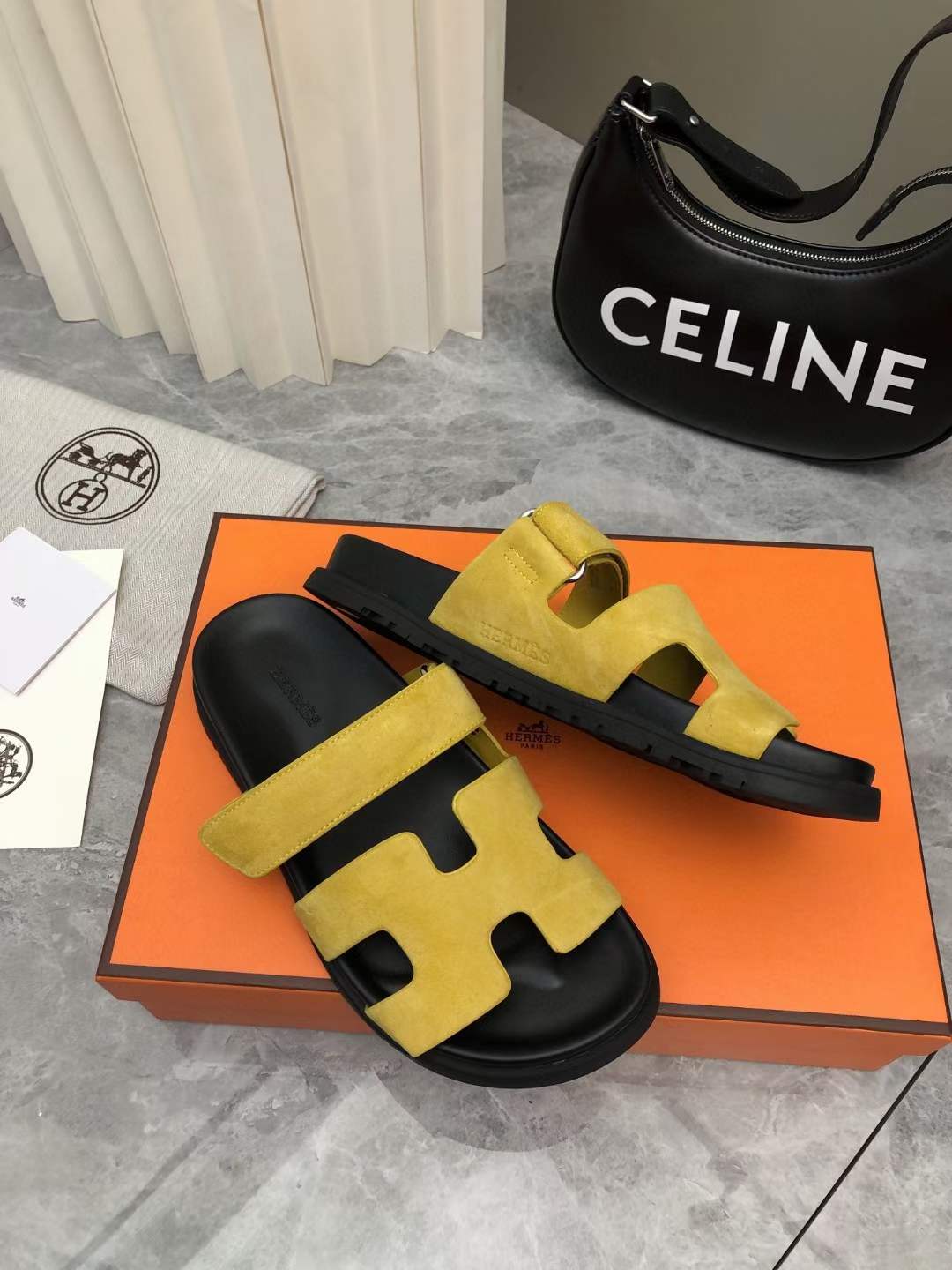 Men Women H*ermes Top Sandals