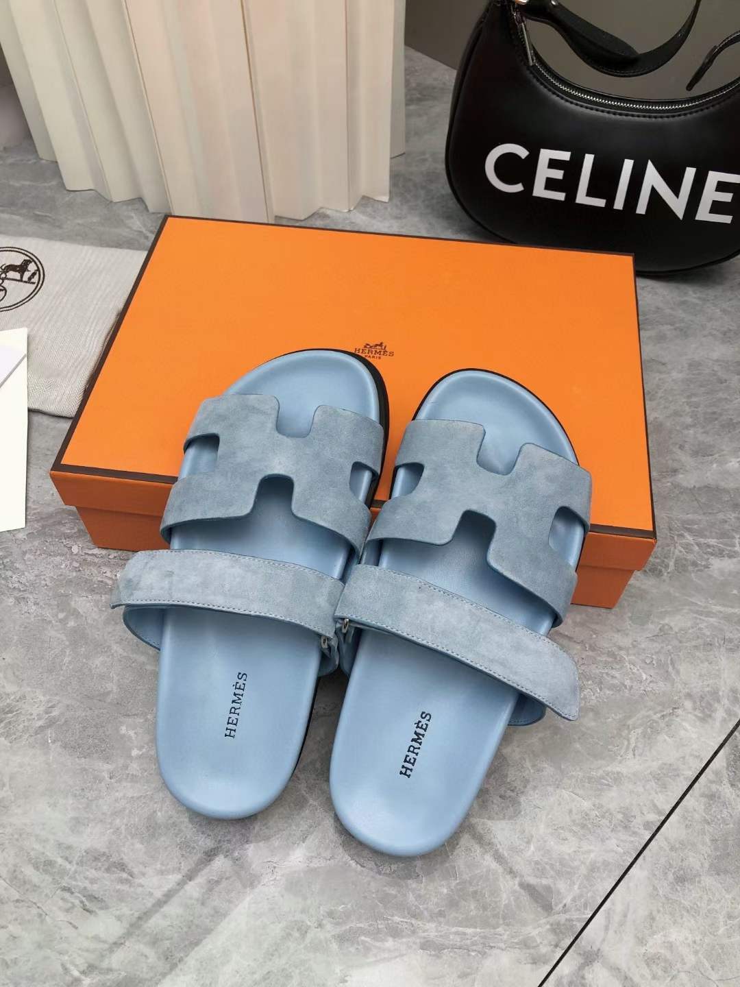 Men Women H*ermes Top Sandals