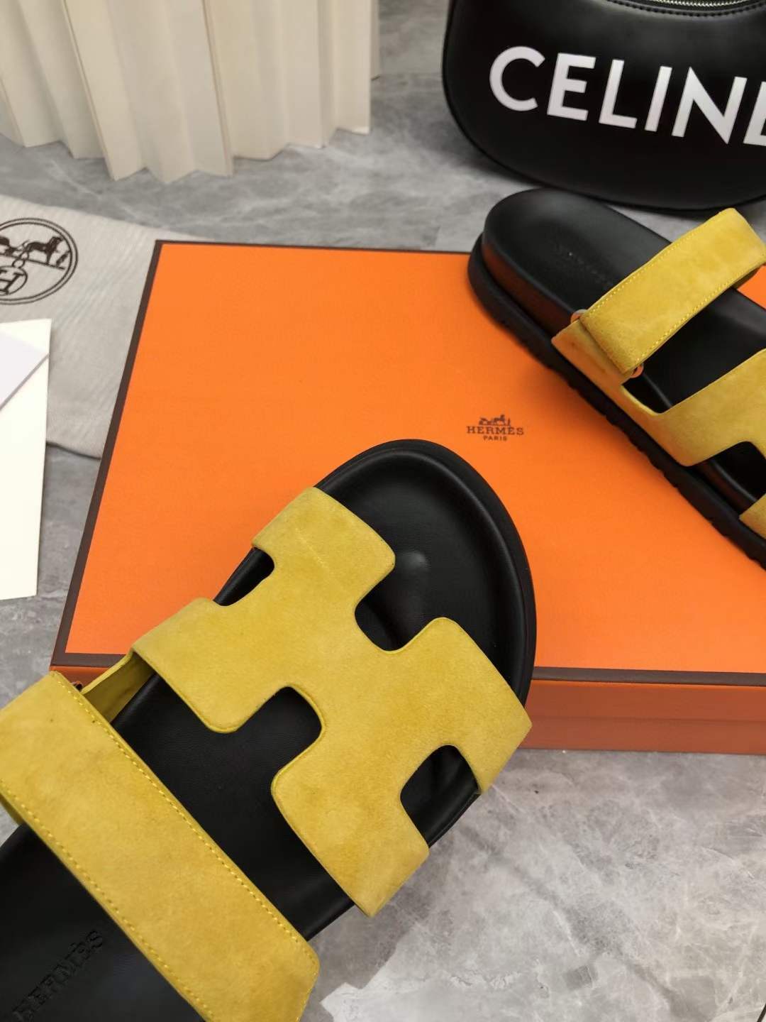 Men Women H*ermes Top Sandals