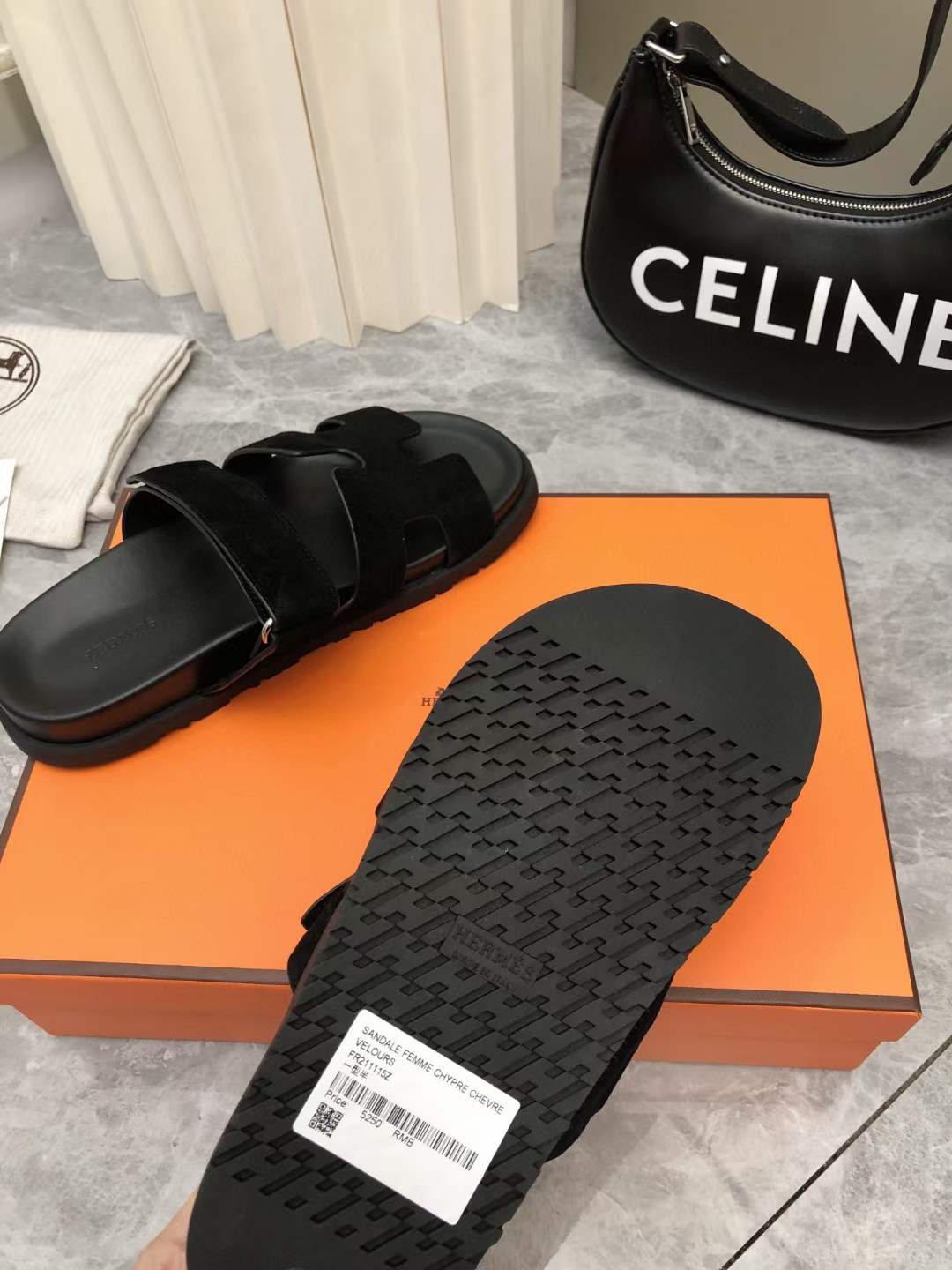 Men Women H*ermes Top Sandals