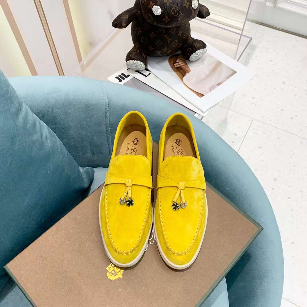 Men Women L*oro P*iana Top Loafer （）