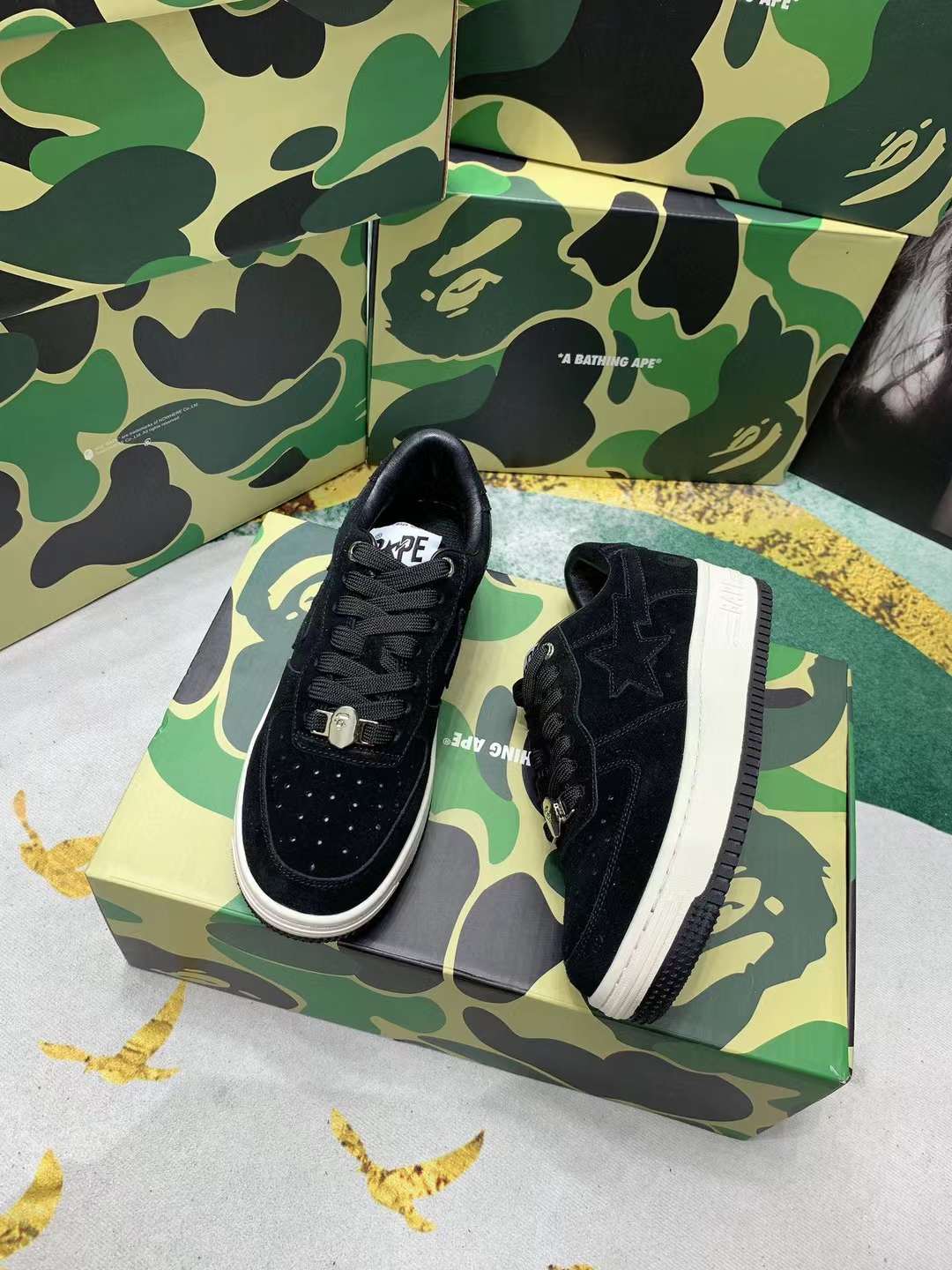 Men Women B*ape sta low Top Sneaker