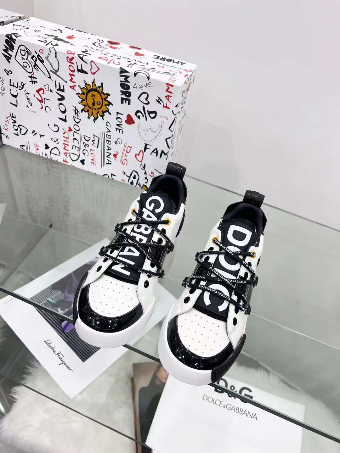 Men Women D*G Top Sneakers