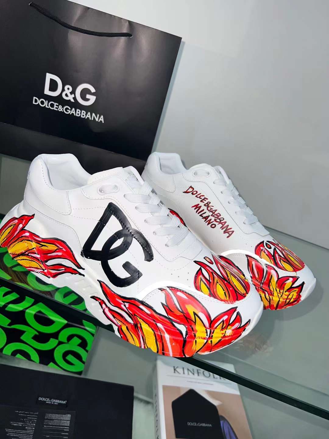 Men Women D*G Top Sneakers
