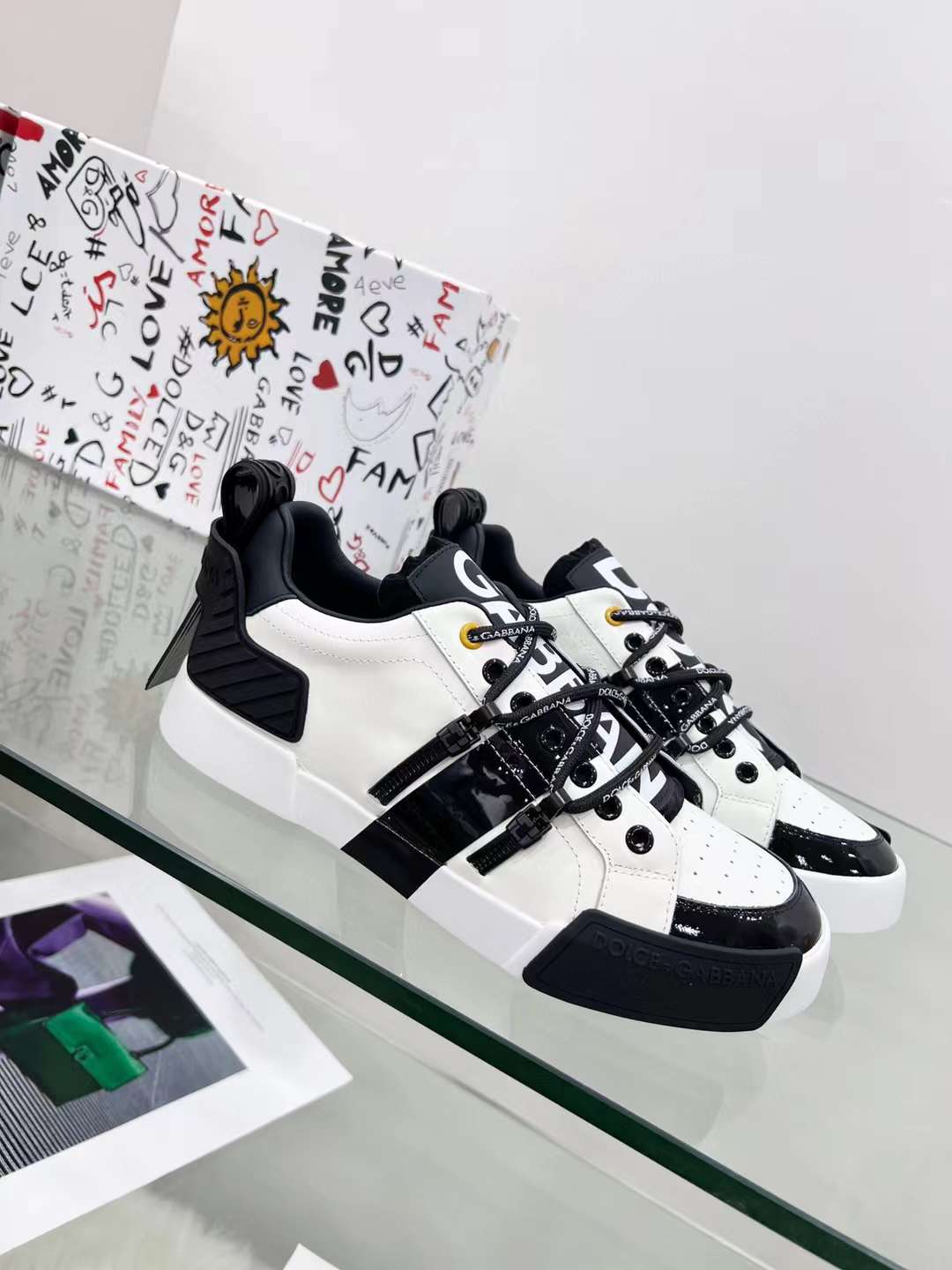 Men Women D*G Top Sneakers
