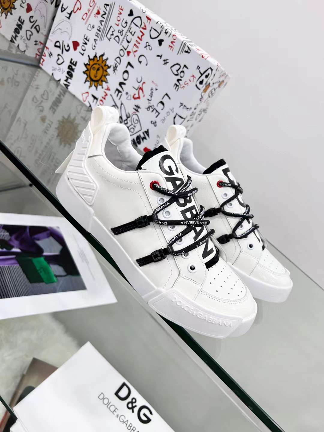 Men Women D*G Top Sneakers