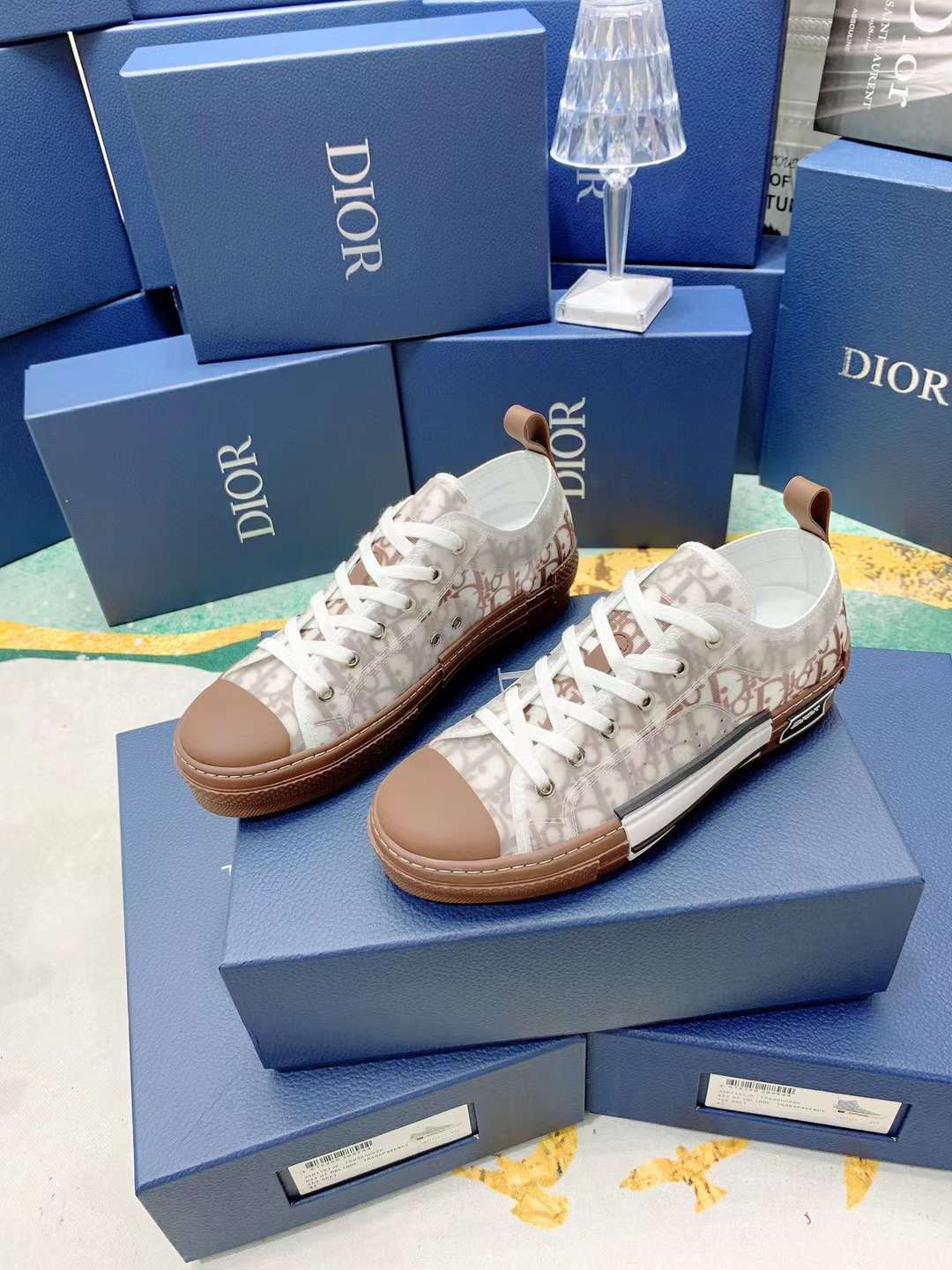 Men Women D*ior Top Sneakers ()