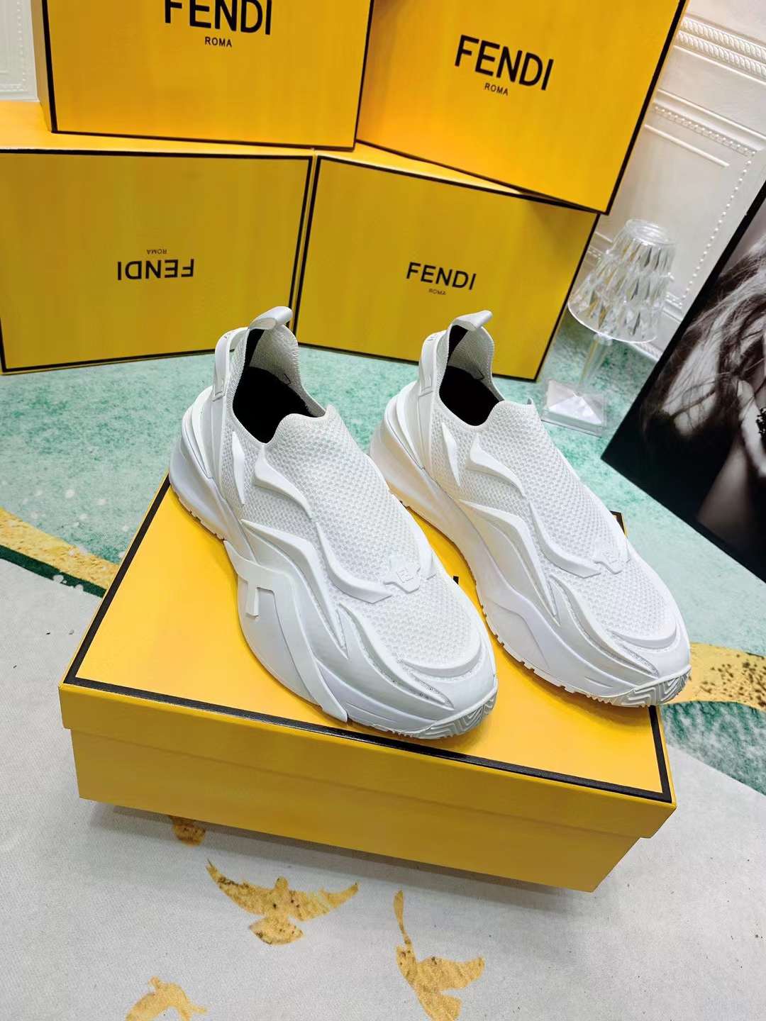 Men Women F*endi Top Sneaker οΌ οΌ
