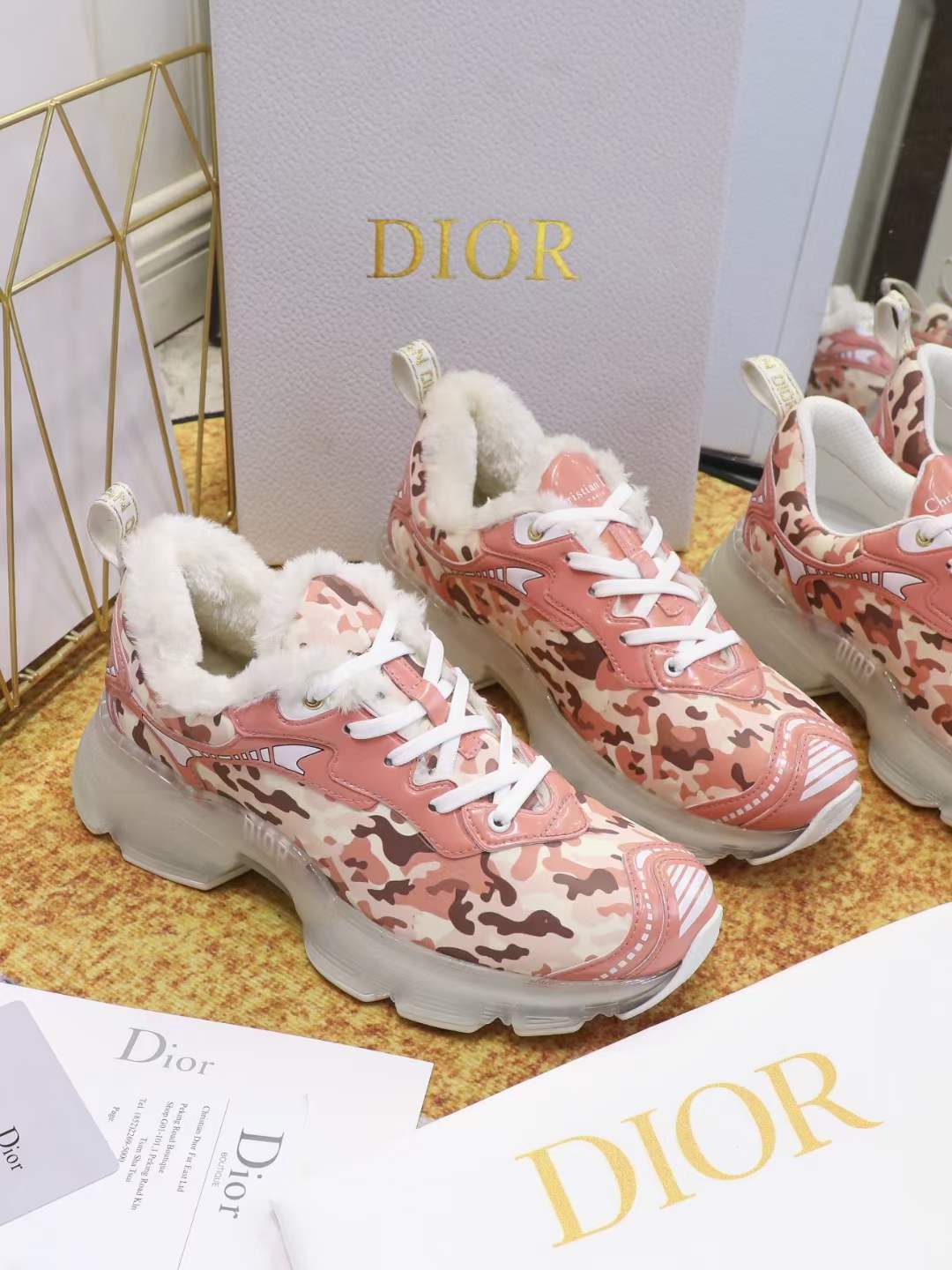 Men Women D*ior Top Sneakers ()