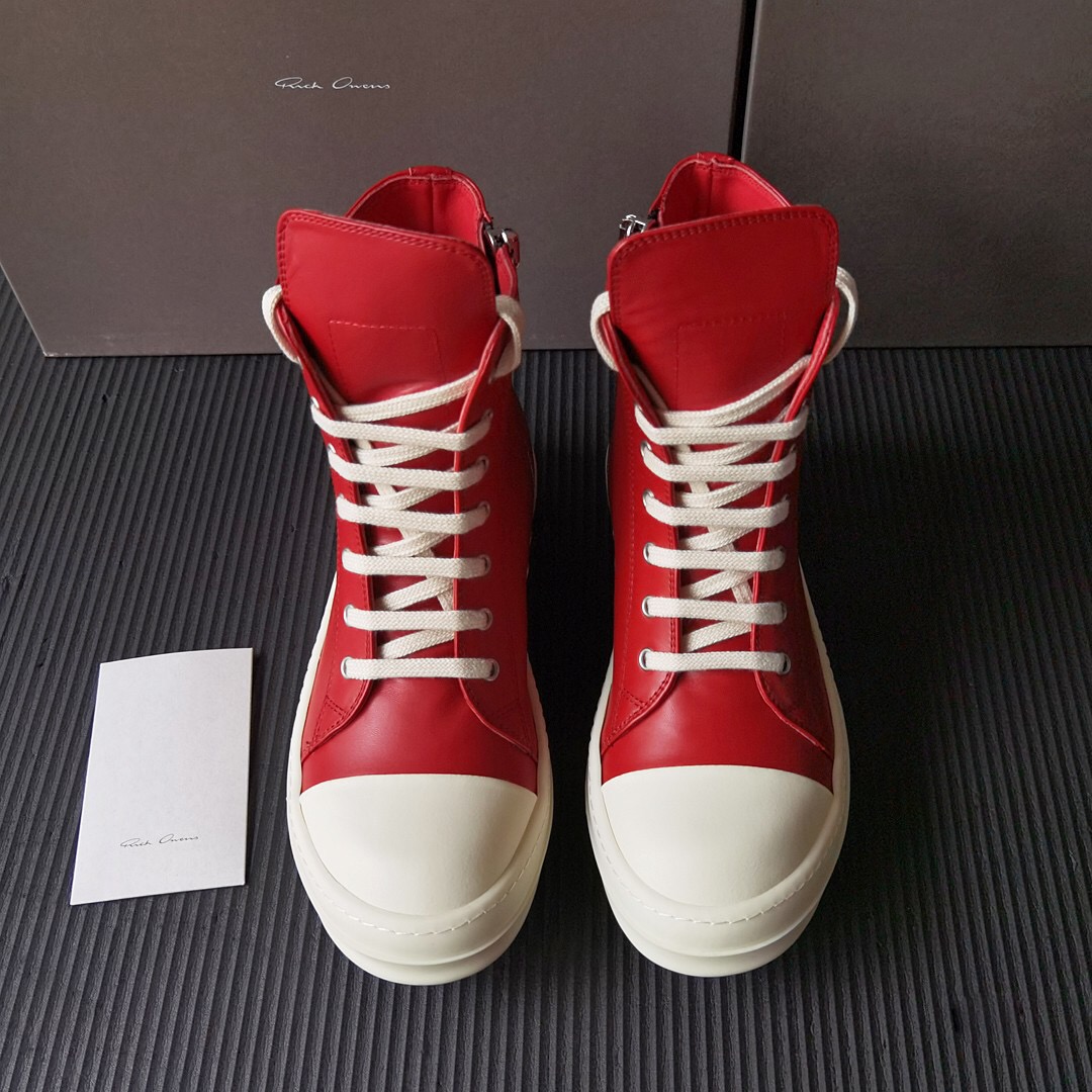 Men Women R*ick O*wens Top Sneaker