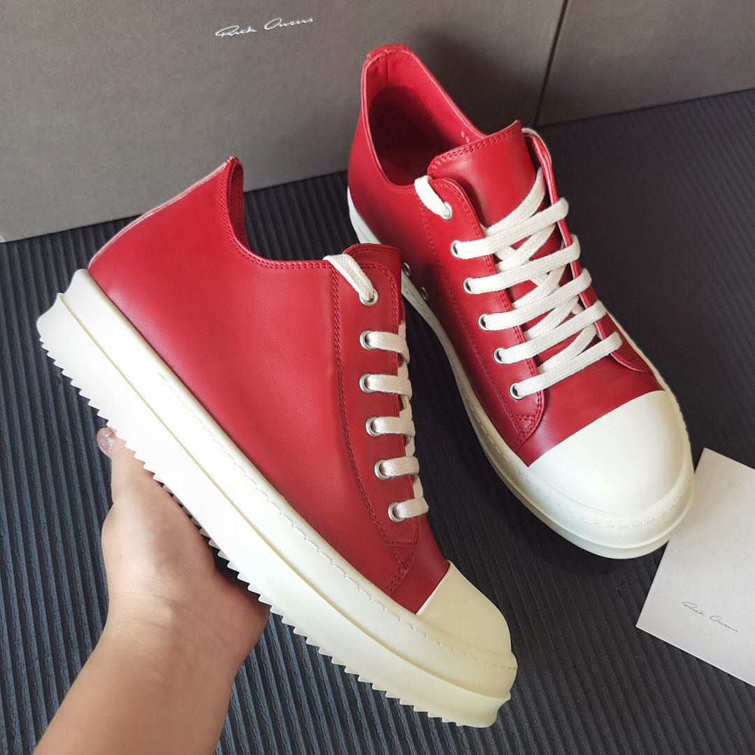 Men Women R*ick O*wens Top Sneaker