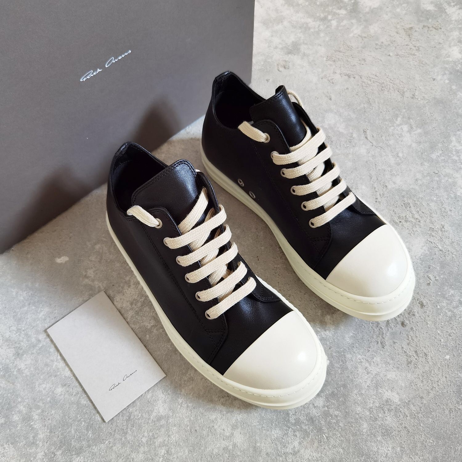 Men Women R*ick O*wens Top Sneaker