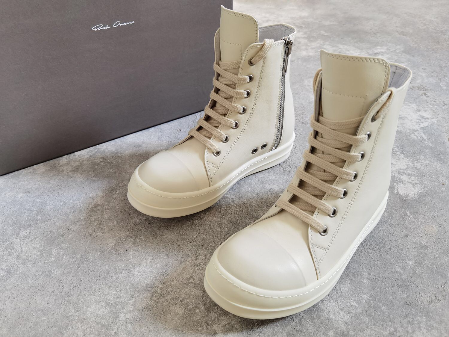 Men Women R*ick O*wens Top Sneaker