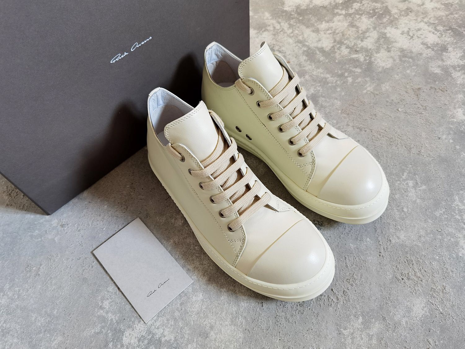 Men Women R*ick O*wens Top Sneaker