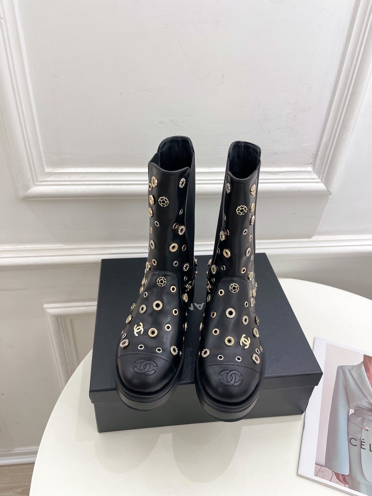 Women C*hanel Top Boots Maikesneakers