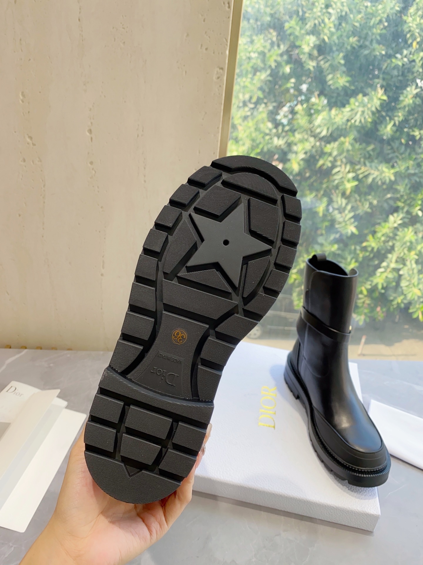 Women D*ior Top Boots Maikesneakers