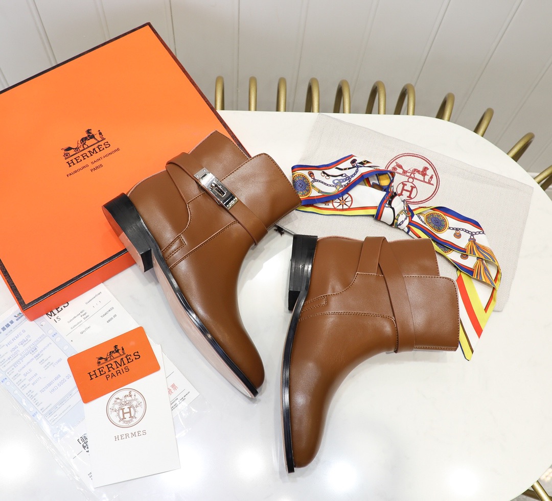 Women H*ermes Top Boots Maikesneakers