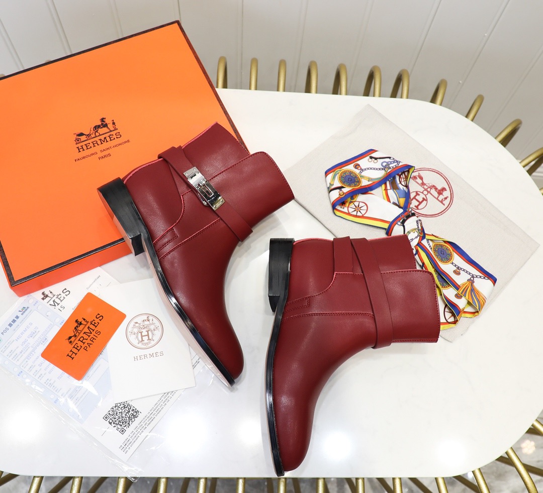 Copy Women H*ermes Top Boots Maikesneakers