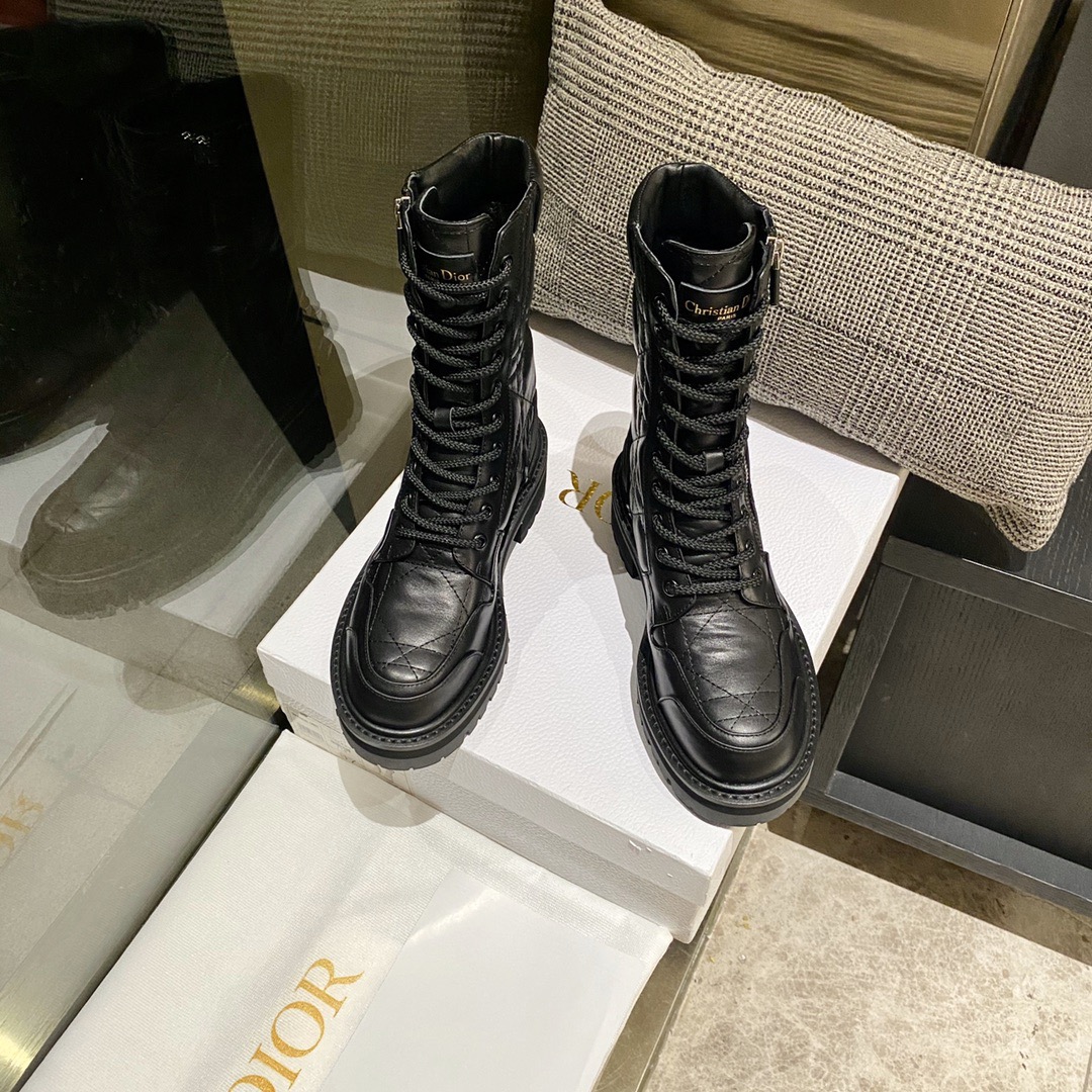 Women D*ior Top Boots Maikesneakers