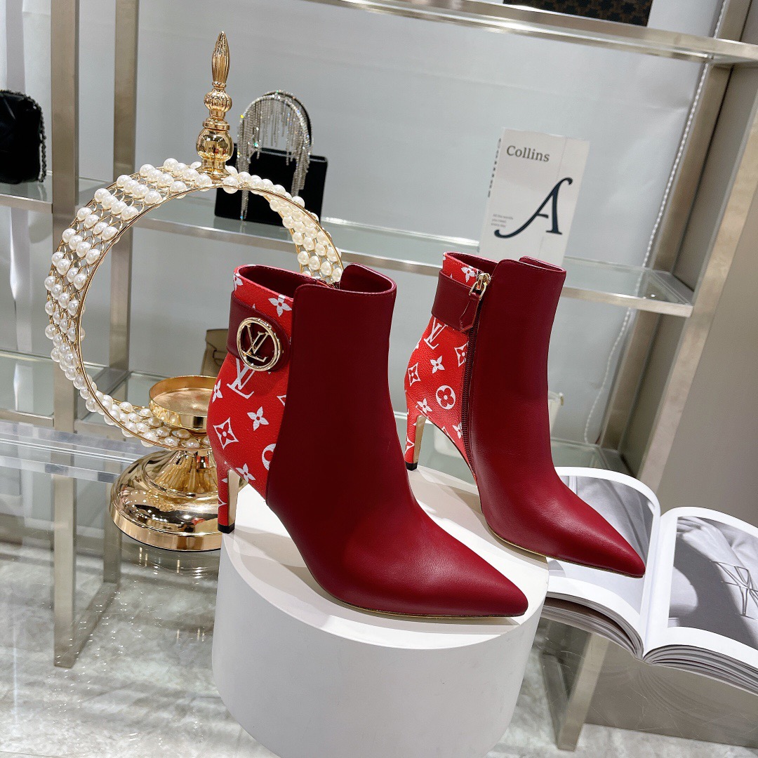 Women L*ouis V*uitton Top Boots Maikesneakers