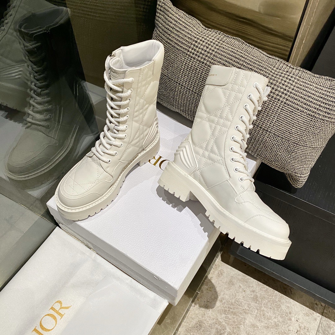 Women D*ior Top Boots Maikesneakers