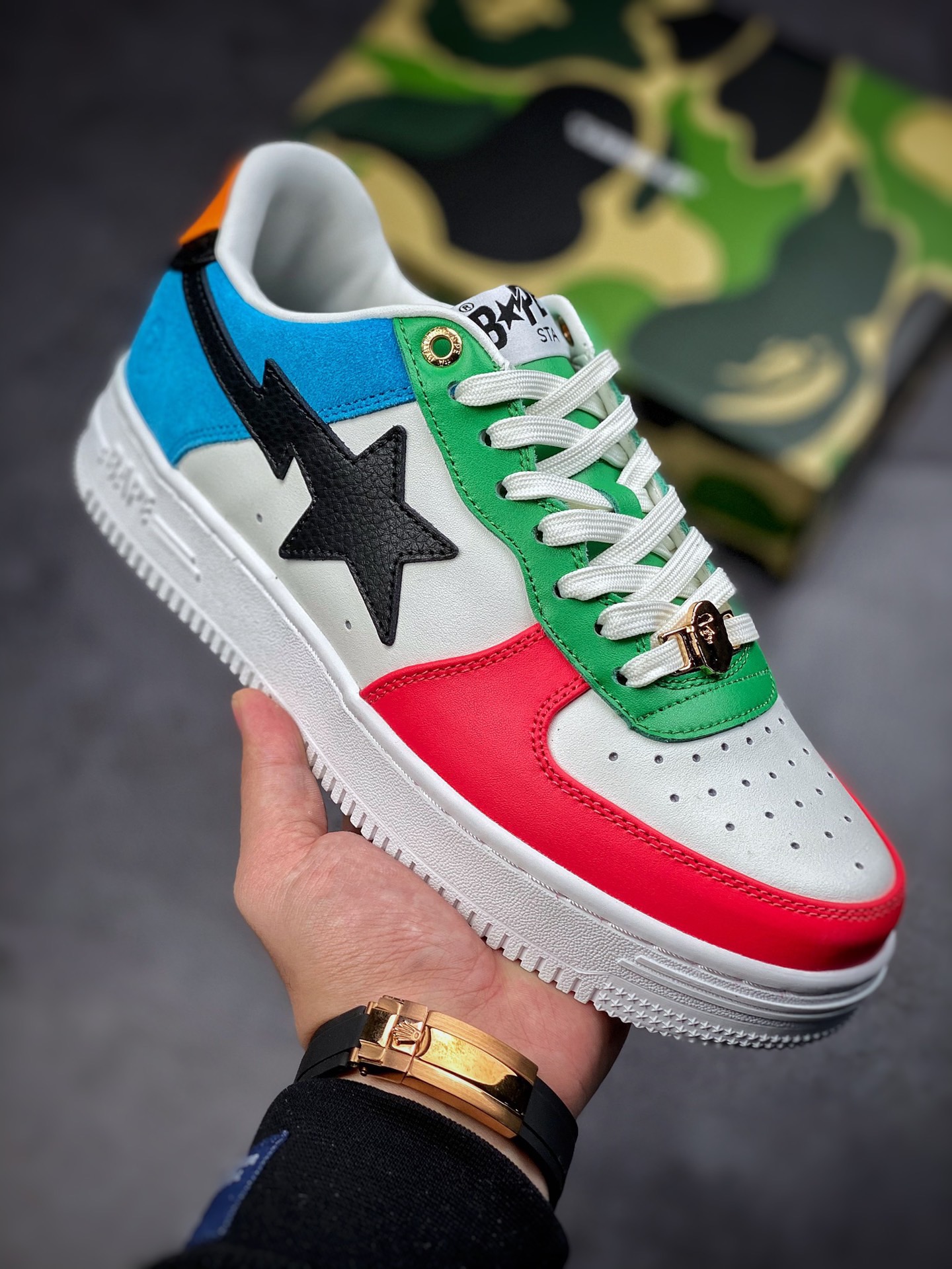 Men Women B*ape sta to low Top Sneaker