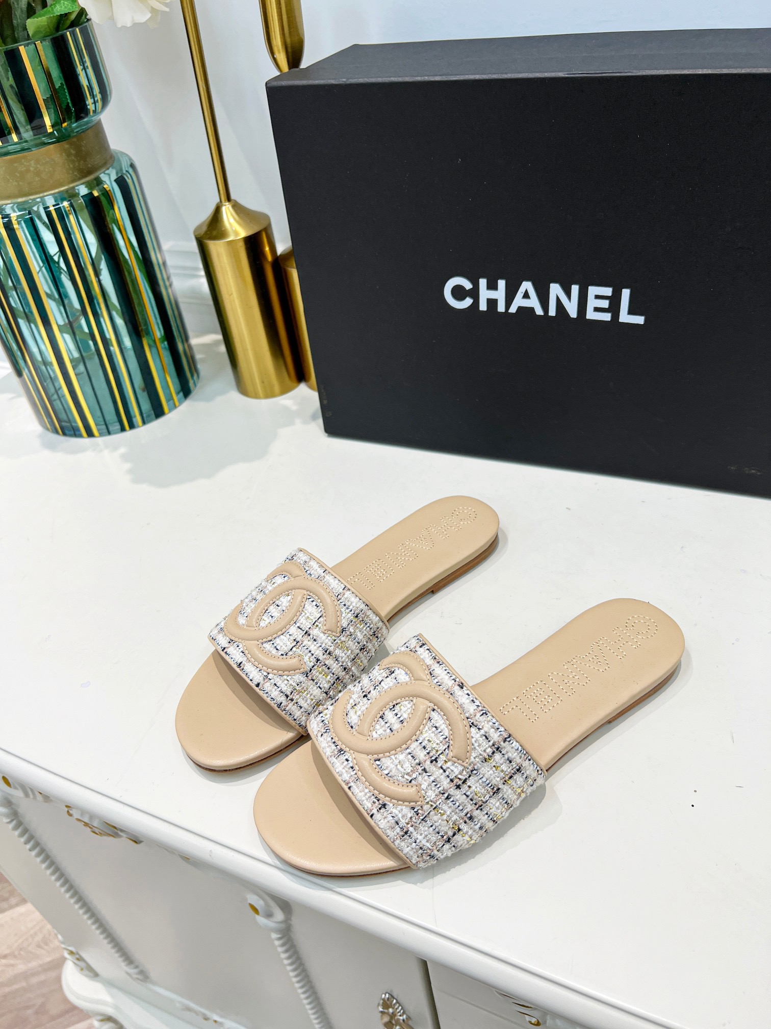 Women C*hanel Top Sandals