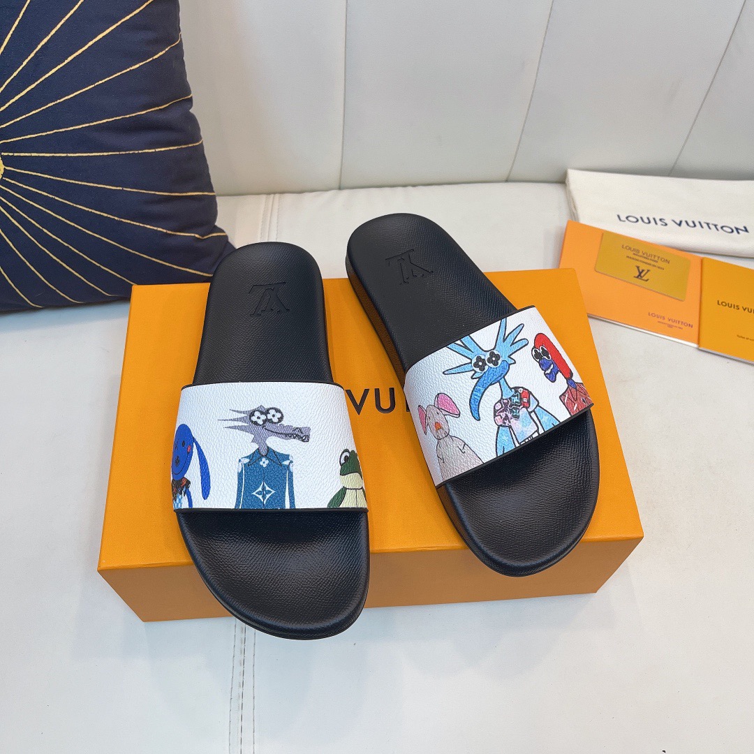 Men Women L*ouis V*uitton Top Slippers
