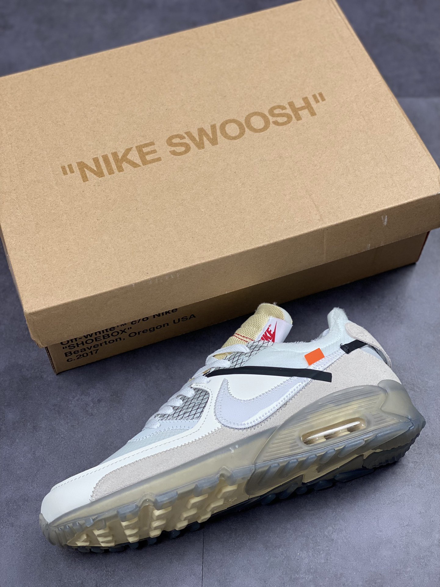 off-w*hite +Nike Air max90 ）