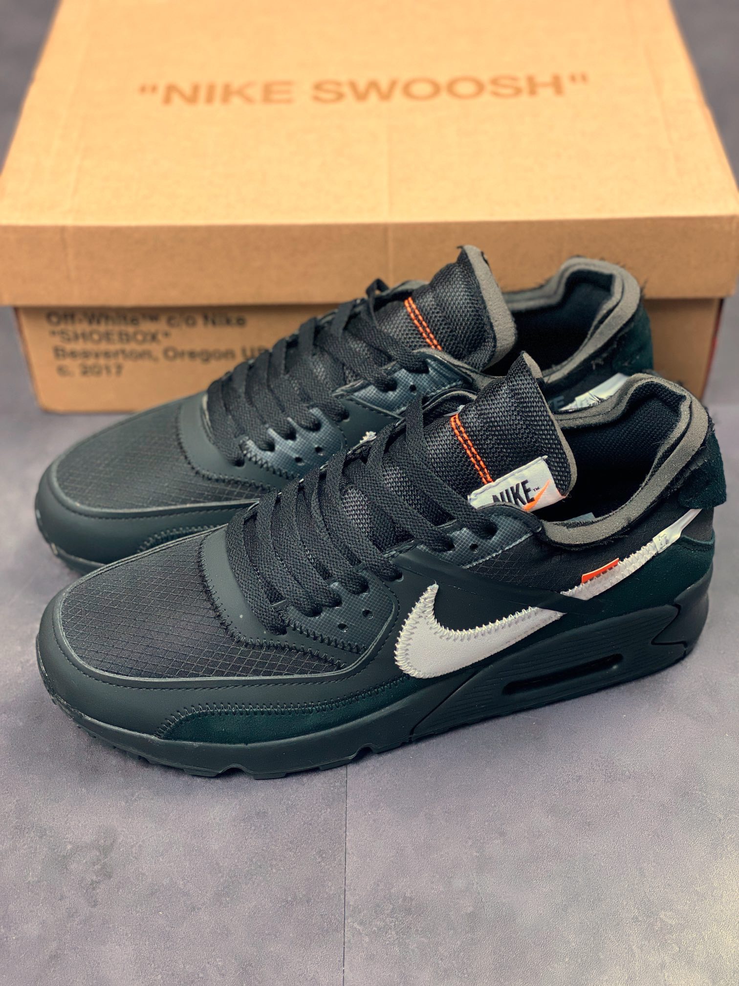 off-w*hite +Nike Air max90 ）